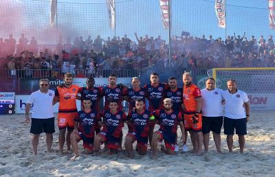 Beach soccer, Serie Aon: l'Happy Car Samb supera 3-1 gli eterni rivali del Catania