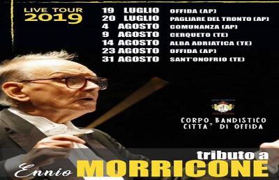 Offida, torna la settima edizione del ''Tributo a Ennio Morricone''