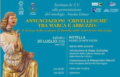 Rotella, appuntamento con la mostra ''Annunciazioni Crivellesche'' tra Marca e Abbruzzo