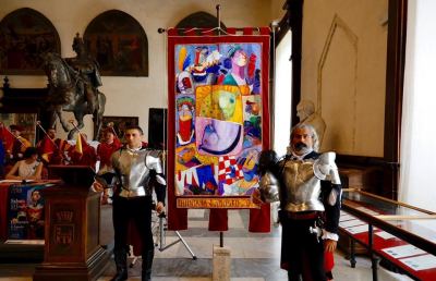 Quintana Ascoli Piceno, presentato il Palio di Agosto e gli ori delle dame