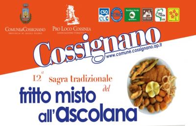 Cossignano, appuntamento con la tradizionale sagra del ''Fritto Misto''