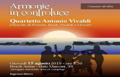 San Benedetto, Giovedi 15 Agosto concerto all’alba ''Armonie in Controluce''