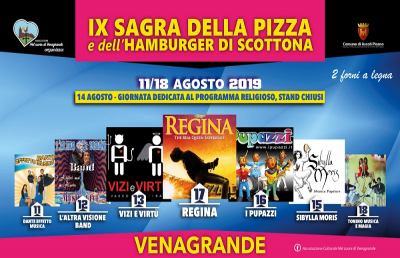 Venagrande, nono appuntamento con la Sagra della Pizza e dell'Hamburger di Scottona