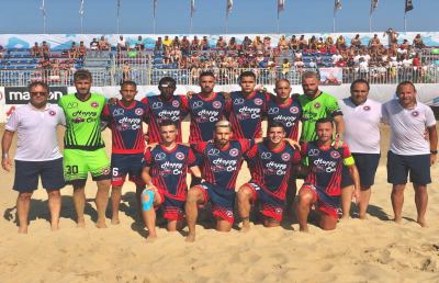Beach soccer Serie Aon: l'Happy Car Samb cala un facile poker contro il Sicilia