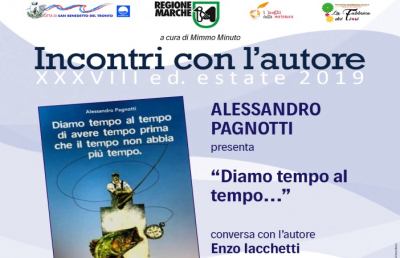 San Benedetto, Iacchetti alla presentazione del libro di Pagnotti “Diamo tempo al tempo”