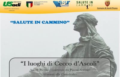 Unione Sportiva Acli Marche, torna camminata ''I luoghi di Cecco d'Ascoli''