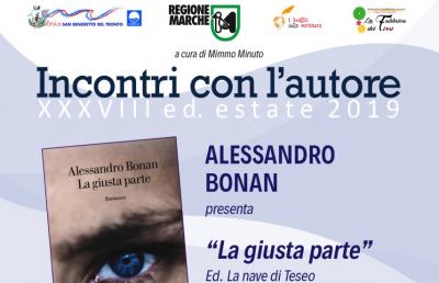 San Benedetto del Tronto, il giornalista Sky Bonan presenta libro ''La giusta parte''