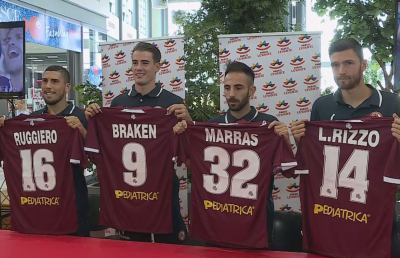 Livorno: le voci dei nuovi acquisti Braken, Marras e Rizzo in vista del match con l'Ascoli