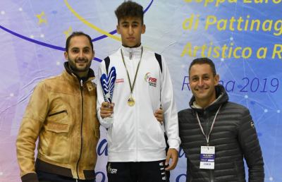 Pattinaggio artistico, oro per il sambenedettese Kevin Bovara alla Coppa Europa