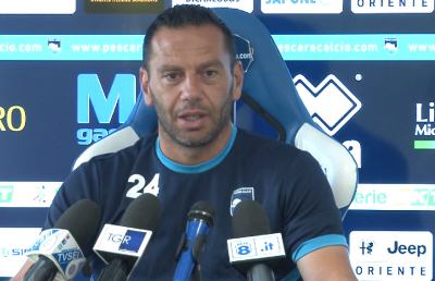 Pescara, la voce di Zauri alla vigilia della partita con l'Ascoli al ''Del Duca''