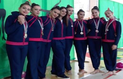Ginnastica, brillano a Senigallia le atlete della Progetto Ritmica San Benedetto