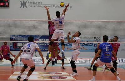 Pallavolo Serie A3, passo falso in Veneto per la GoldenPlast Civitanova