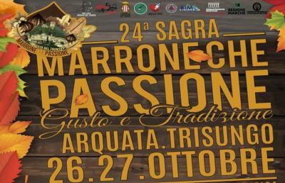 Associazione ''Arquata Potest'', due iniziative per la 24esima sagra ''Marrone che Passione!''