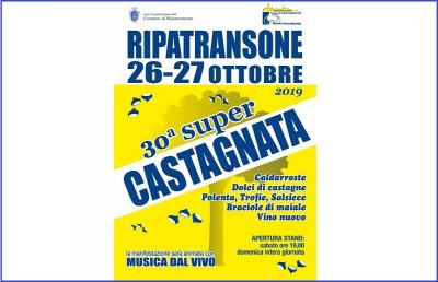Ripatransone, tutto pronto per la trentesima edizione della ''Super Castagnata''