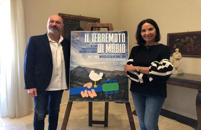 Ascoli Piceno, presentato spettacolo ''Il Terremoto di Mario'' in scena al Ventidio Basso