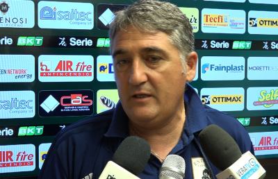 Ascoli-Virtus Entella 2-1, la voce di Boscaglia post gara