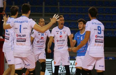Pallavolo Serie A3, netta vittoria interna della GoldenPlast Civitanova contro Pordenone