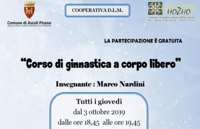 Ascoli Piceno, alla Casa Albergo Ferrucci prosegue corso di ginnastica a corpo libero