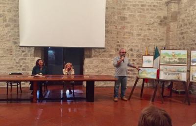 Ascoli Piceno, a Palazzo dei Capitani presentato il libro ''Celestino'' di Covatta