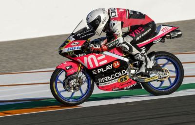 Moto3, Fenati sesto dopo le prime prove libere sul circuito di Valencia