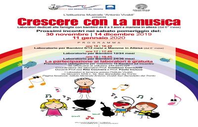 San Benedetto, al via il ciclo di laboratori ''Crescere con la Musica'' del Vivaldi