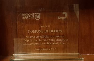 Offida premiata a Roma al XII Forum Qualenergia 