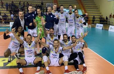 Pallavolo Serie A3, la Videx Grottazzolina sbanca 3-0 il PalaRizza di Modica