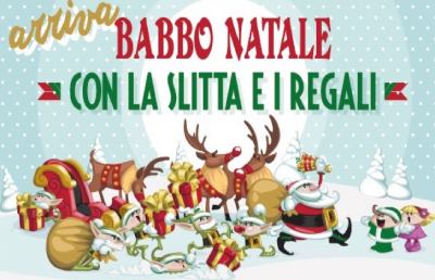 ''Arriva Babbo Natale con la slitta e i regali'', iniziativa benefica a San Benedetto
