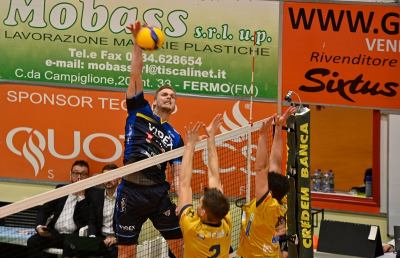 Pallavolo Serie A3, convincente vittoria della Videx Grottazzolina contro Sabaudia