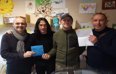 Monticelli, club biancazzurro dona materiale per il reparto di pediatria del ''Mazzoni''