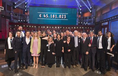 Maratona Telethon chiude la raccolta fondi del 2019 con oltre 45 milioni di euro