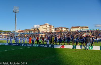 Serie B 17° turno: il Cosenza cala il tris sul campo del Pisa, Castori pareggia a Pescara