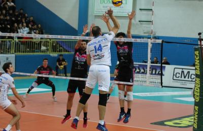 Pallavolo Serie A3: GoldenPlast Civitanova, i biancazzurri cadono 3-1 a Brugherio