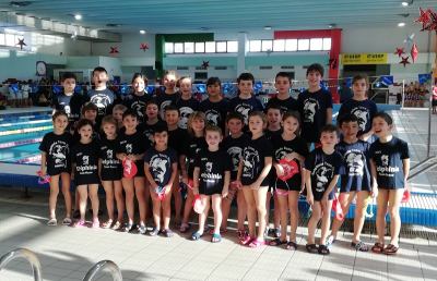 Nuoto, 18 medaglie a Sambuceto per i piccoli della Delphinia Team Piceno