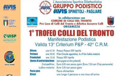Podismo, tutto pronto per la prima edizione del ''Trofeo Colli del Tronto''