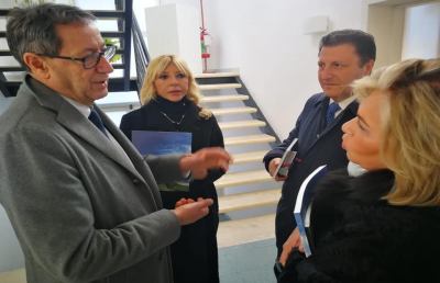 San Benedetto, visita istituzionale Fondazione Banco Napoli per mostra ''58 Acquerelli''