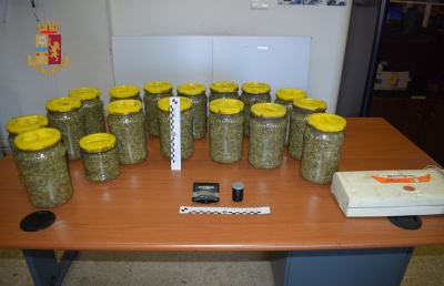 Grottammare, sequestrati 8,5 chili di derivati della cannabis ed arrestato 45enne