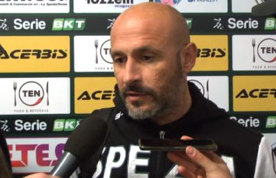 Spezia-Ascoli 3-1, la voce di Italiano post gara