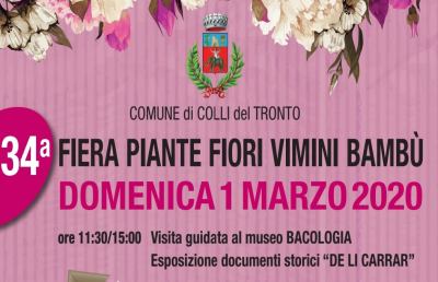 Colli del Tronto: confermata per 1° Marzo la Fiera dedicata a piante, fiori, vimini e bambù 