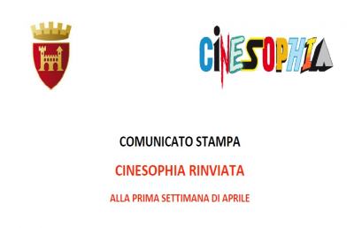Comune Ascoli Piceno, Cinesophia 2020 rinviato alla prima settimana di Aprile