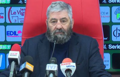Benevento-Spezia 3-1, le voci di Inzaghi e Angelozzi (molto critico con l'arbitro Volpi) post gara