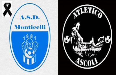 Coronavirus, Monticelli si unisce al cordoglio dell'Atletico Ascoli per la morte del papà di Tomassetti