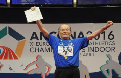 Atletica leggera, il marchigiano Olivieri compie 104 anni: ''Un augurio per tutti''