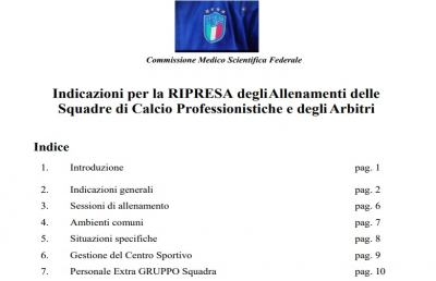 Coronavirus, Spadafora: ''Pubblicato protocollo che consente ripresa allenamenti di squadra''