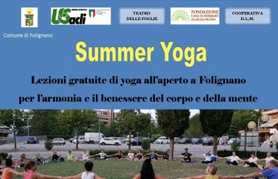 Unione Sportiva Acli, tutto pronto per la terza edizione di ''Summer Yoga''