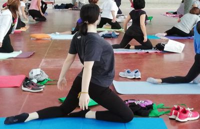 Unione Sportiva Acli: Grottammare, successo per prima lezione “Summer Yoga”
