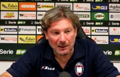 Ascoli-Crotone 1-1, la voce di Stroppa: ''Arbitraggio? Episodi dubbi. Dovevamo chiudere la gara''