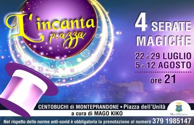 Monteprandone, al via ''L’incantaPiazza'' con il Mago Kiko 
