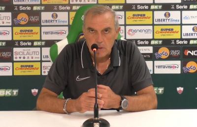 Trapani-Pescara 1-0, le voci di Castori e Sottil post gara