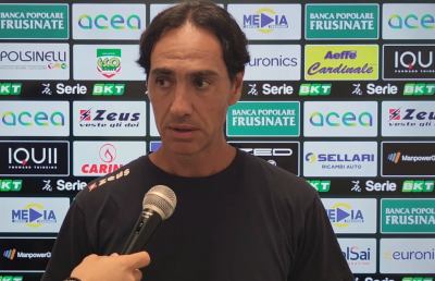 Frosinone-Benevento 2-3, la voce di Nesta post gara